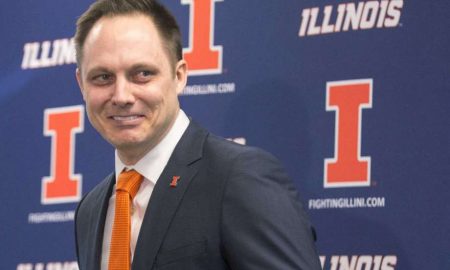 Illini volleyball coach aims at winning over his previous authority